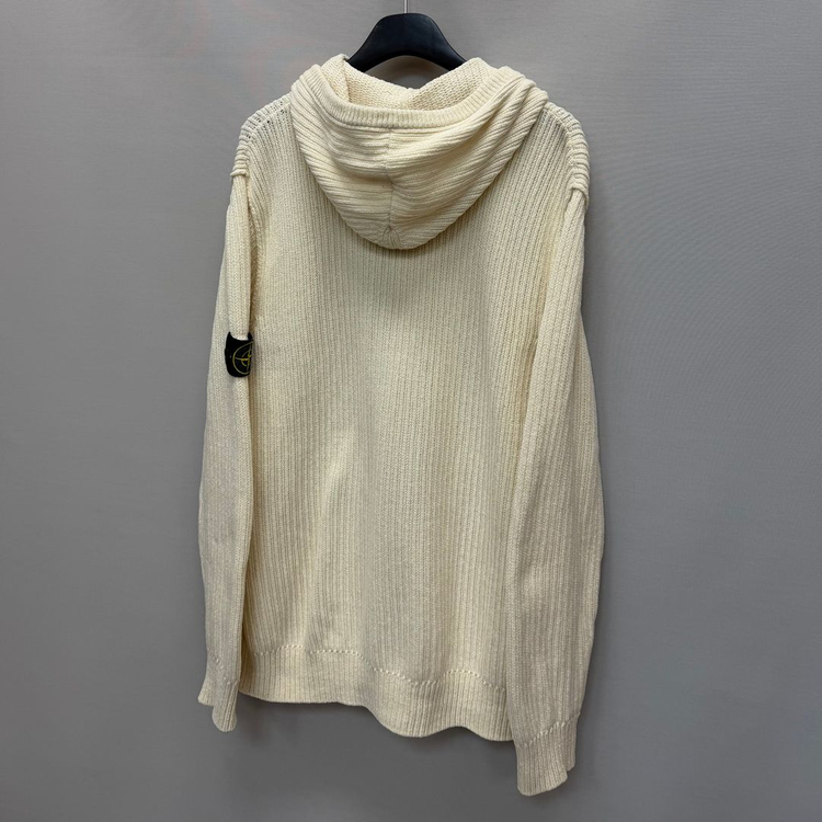 스톤아일랜드 와펜패치 반집업 후드 니트 ( 110 ) 이미지