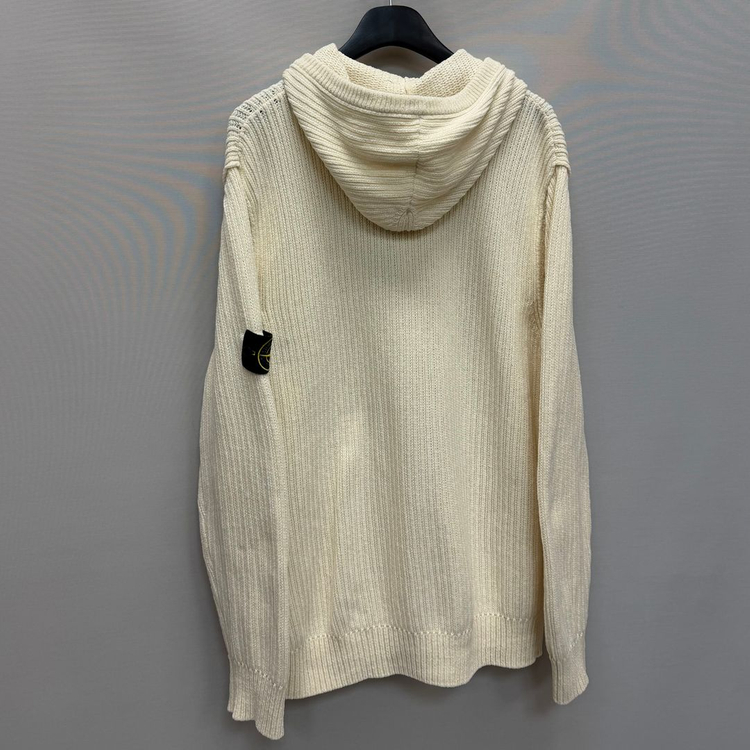 스톤아일랜드 와펜패치 반집업 후드 니트 ( 110 ) 이미지