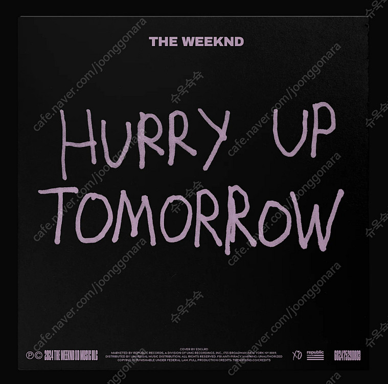 더 위켄드 lp vinyl 바이닐 the weeknd--1