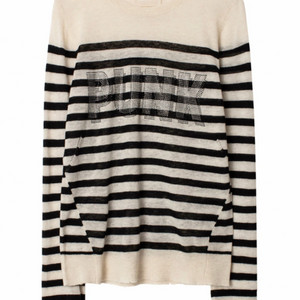 자딕 캐시미어 스트라이프 니트 S