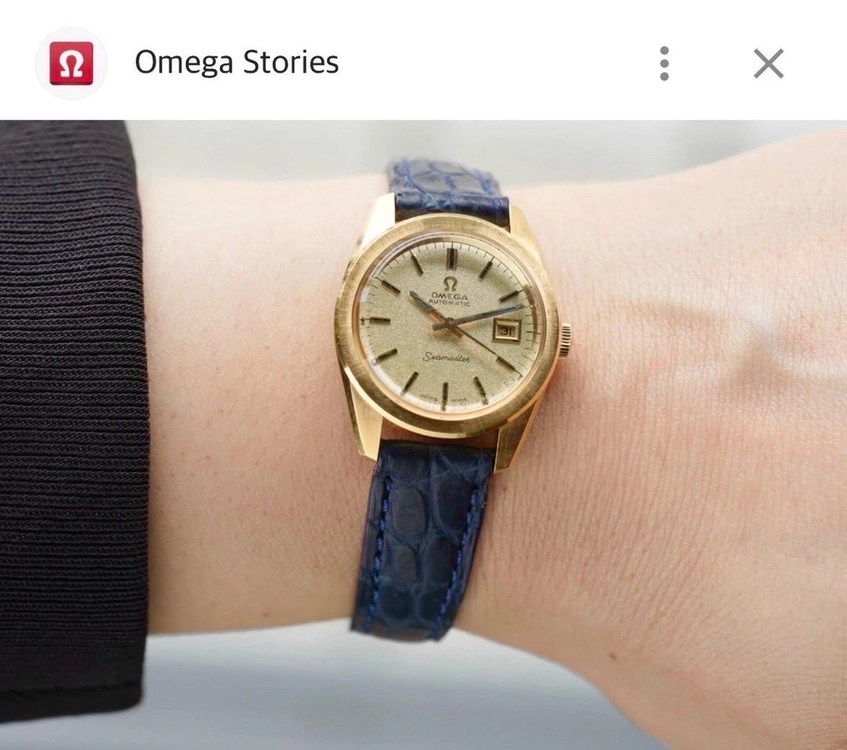 OMEGA 오메가 빈티지 씨마스터 와치 손목 시계 이미지