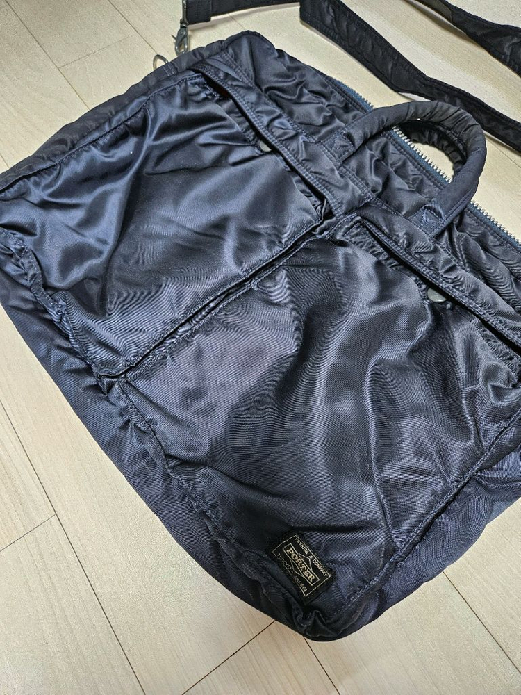 포터 투웨이 브리프케이스 네이비 porter 2way--1