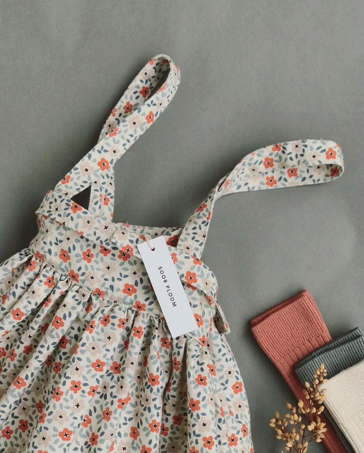 수어플룸 꽃피나 스위스 도트 블라 6y 일괄--2