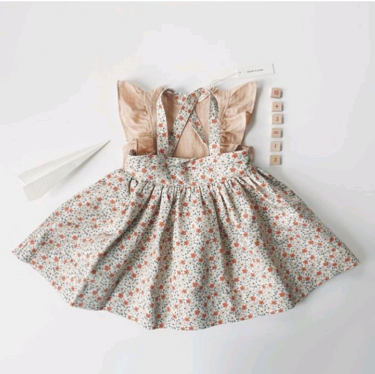 수어플룸 꽃피나 스위스 도트 블라 6y 일괄--7