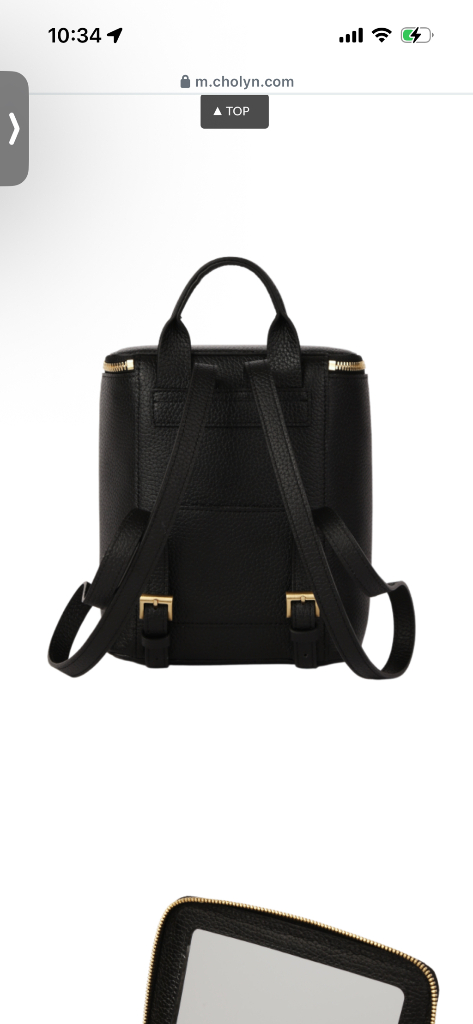 씨호린) 프리츠 백팩 black color 이미지