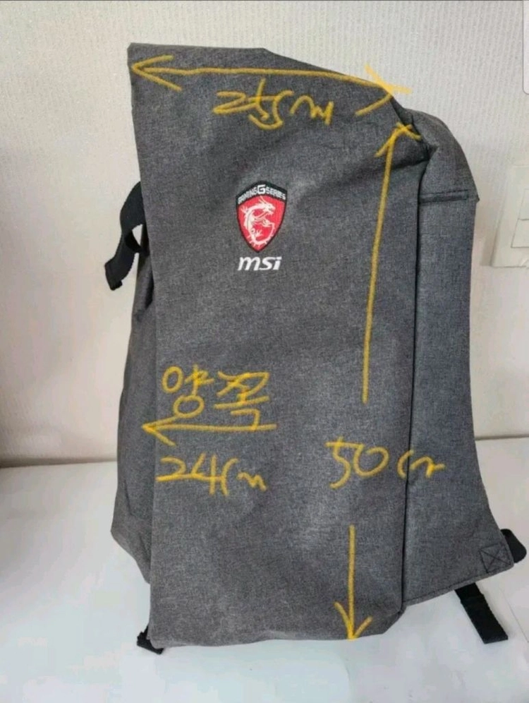 GAMING GSERIES MSI33cm노트북멀티백팩(직장인 비지니스 이미지