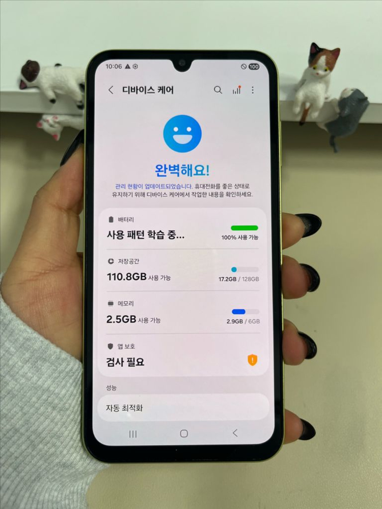 갤럭시버디3 128G 라이트그린 S급!--7