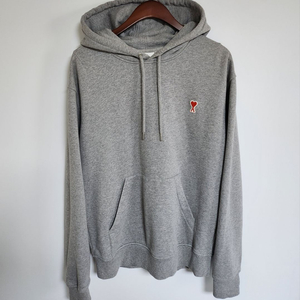 L 아미 그레이 스몰 하트 남성 후드티 A20HJ008 이미지