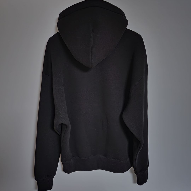 L 아미 블랙 엠보싱 하트 후드티 USW227 이미지