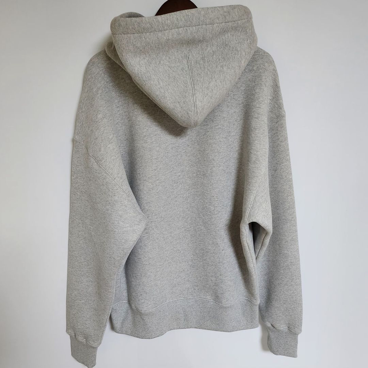 L 아미 그레이 엠보싱 하트 후드티 USW227 이미지