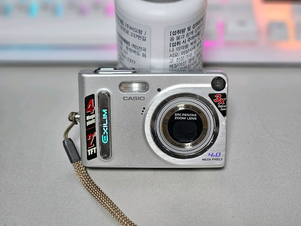 카시오 엑슬림 z4 빈티지 디카--2