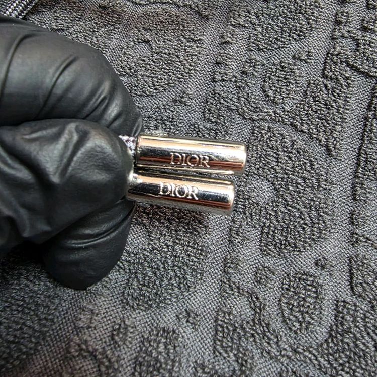 [클로젯][XL]디올 오블리크 코튼 테리 자카드 후드티--4