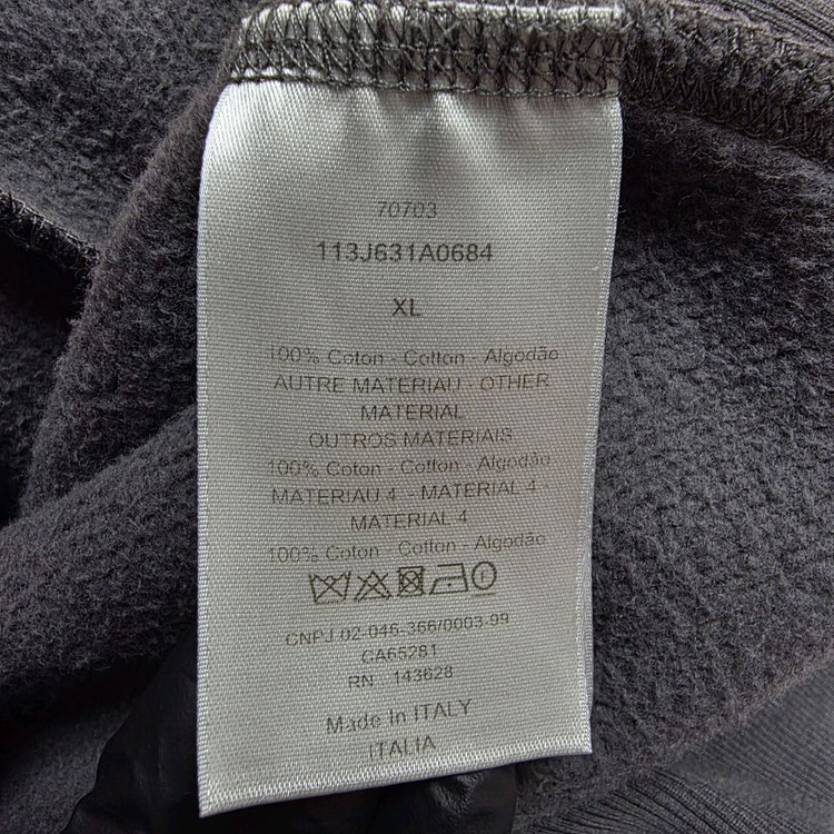 [클로젯][XL]디올 오블리크 코튼 테리 자카드 후드티--6