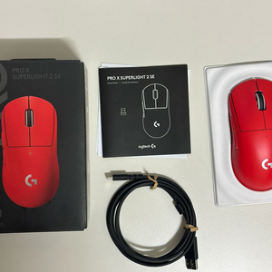 로지텍 G PRO X SUPERLIGHT 2 SE 지슈라 2 SE 레드