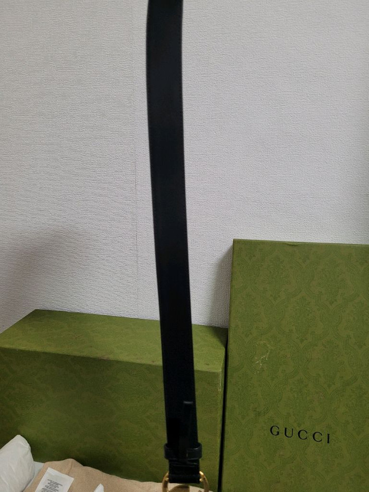 구찌 GG 마몬트 금장 벨트--6