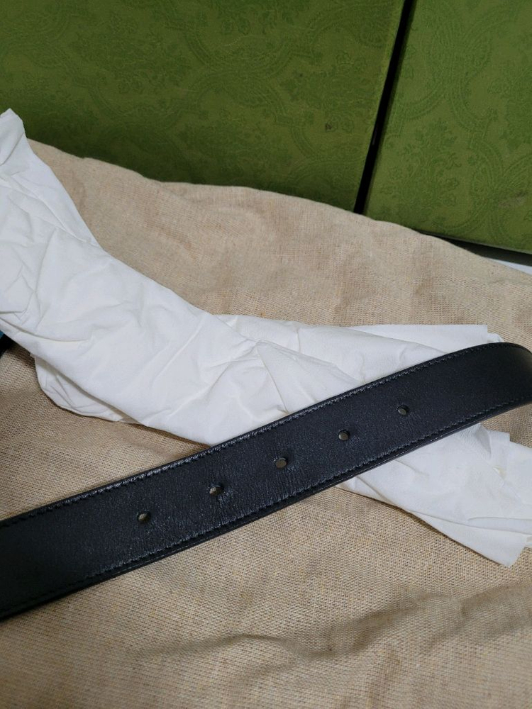 구찌 GG 마몬트 금장 벨트--8