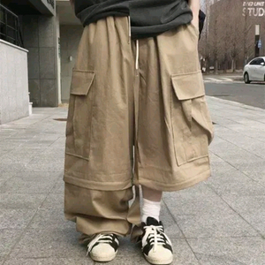 스키니비 시프트 투웨이 지퍼 오프 코튼 카고 팬츠