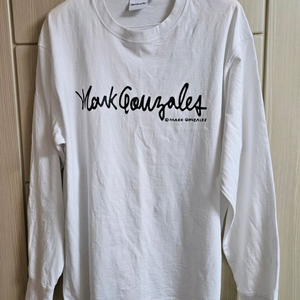 [최저가]마크곤잘레스 사인로고 긴팔티셔츠 롱슬리브 - 화이트 100(L)