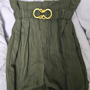 [새상품]자라(ZARA) 링 벨트 웨이스트 와이드 팬츠 바지