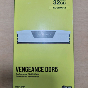 커세어 화이트 DDR5 32GB 6000MHz 하이닉스 칩셋
