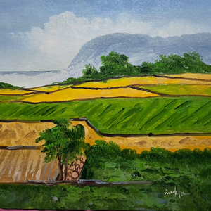 *서양화 이명희화백의고향(10호)