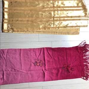 미사용 이태리 수입 파시미나 머플러 및 벨벳 숄 등등 일괄