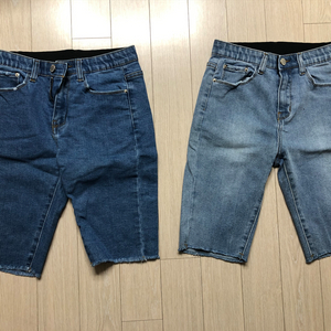 새상품 청반바지 3종 일괄