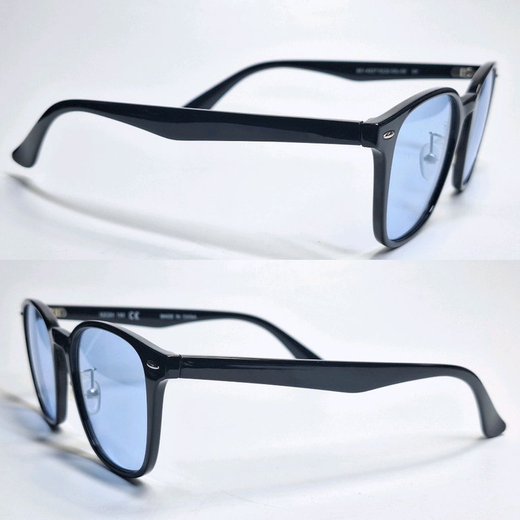 유니클로 블랙 스퀘어 선글라스 겸 안경테 361-453710 일본 수입 패션 아이웨어 드라이브 운전 y2k 레트로--2