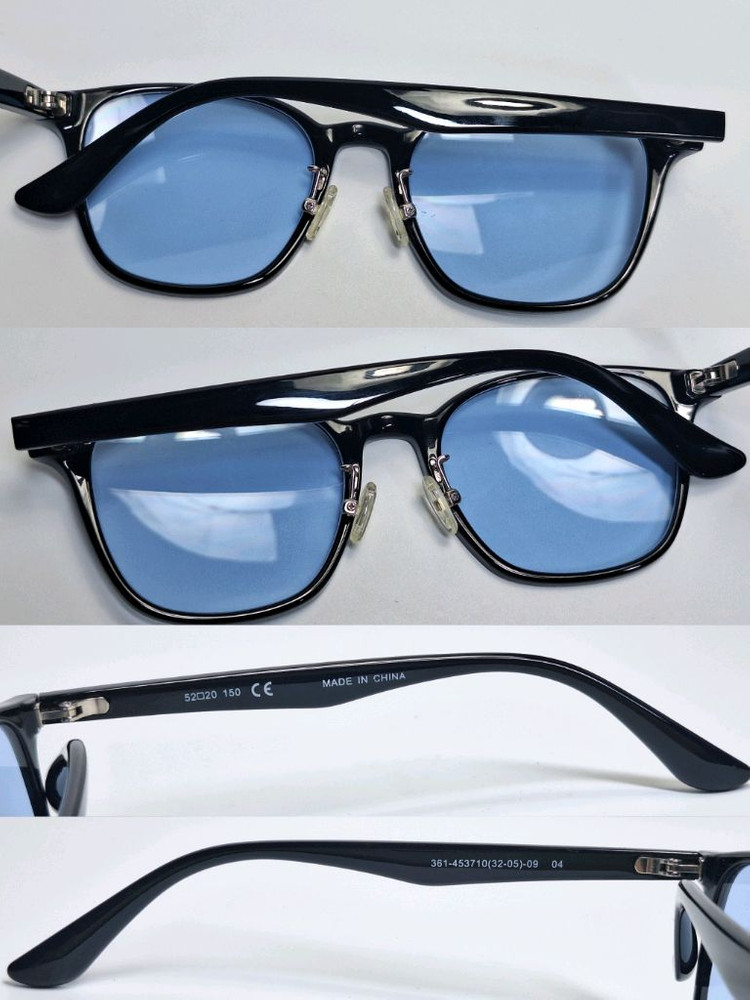 유니클로 블랙 스퀘어 선글라스 겸 안경테 361-453710 일본 수입 패션 아이웨어 드라이브 운전 y2k 레트로--3