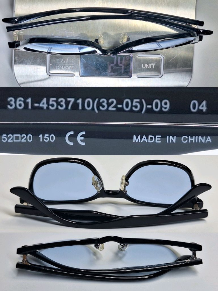 유니클로 블랙 스퀘어 선글라스 겸 안경테 361-453710 일본 수입 패션 아이웨어 드라이브 운전 y2k 레트로--4