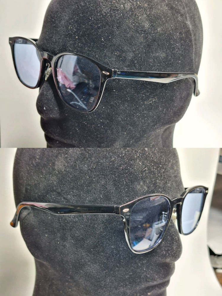 유니클로 블랙 스퀘어 선글라스 겸 안경테 361-453710 일본 수입 패션 아이웨어 드라이브 운전 y2k 레트로--9