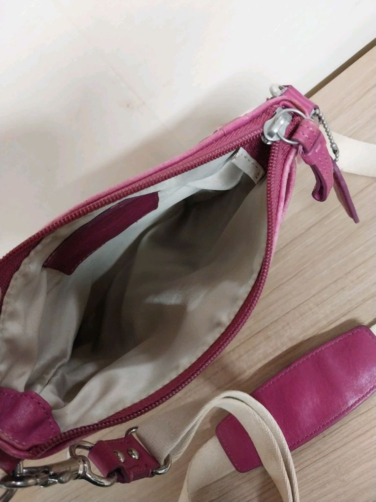 여성 코치 멀티컬러 스윙 미니 크로스백 이미지