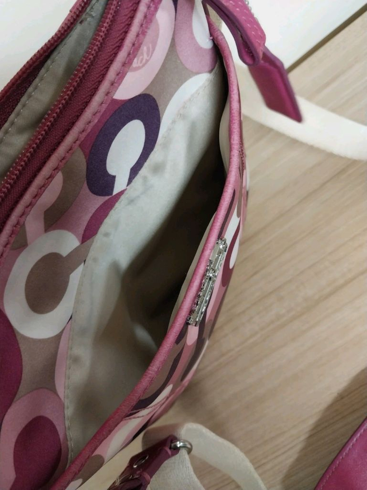 여성 코치 멀티컬러 스윙 미니 크로스백 이미지