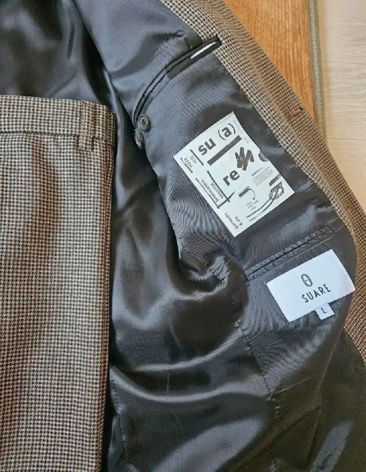 수아레 체크 셋업수트--3