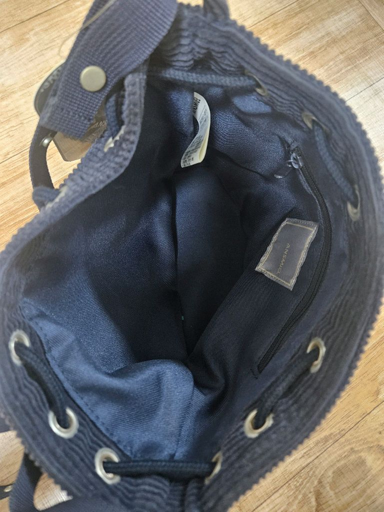 코듀로이 숄더백--2