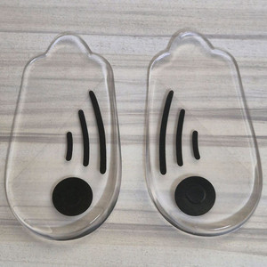 실리콘 자석 젤 반 깔창 뒤꿈치 오다리 인솔 새상품