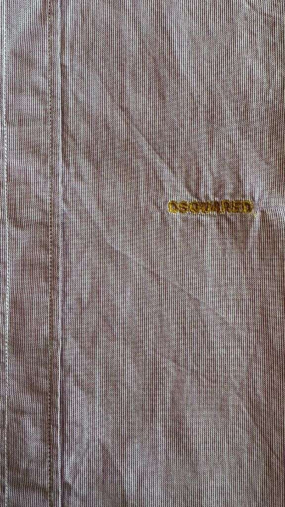 디스퀘어드 DSQUARED 셔츠 남방 정장 슈트 신사 정품 새상품급44사이즈슬림하지 않아요레이저 각인 단추드레스 캐--2