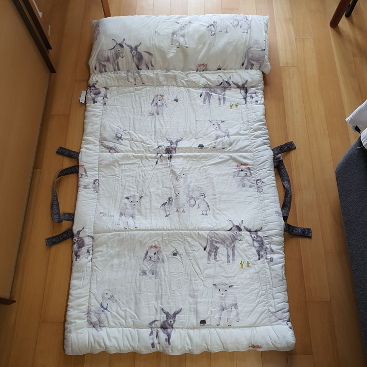 도노앤도노 휴대용 아기 침구세트 낮잠이불세트 유아 영유아 낮잠 육아 신생아 - 사이즈: 이불 96X104cm, 패드--7