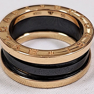 정품 불가리 비제로원 50호 2밴드 23년11월구매 세라믹 반지.링 이미지
