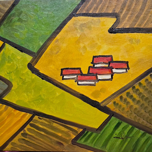 *서양화 이명희 고향의들녁(10호)