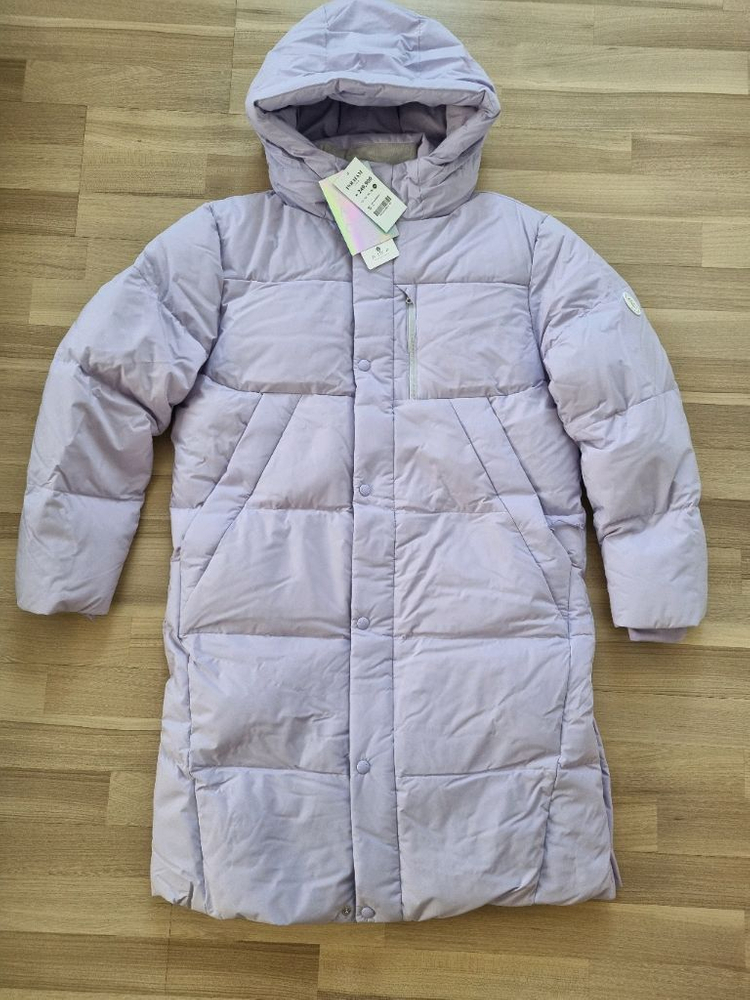 폴햄키즈 롱 구스 다운패딩 160 보라--1