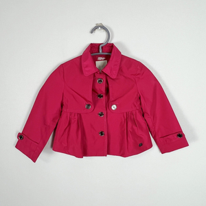 닥스/핑크 봄 가을 자켓 코트 아동3 100/라덴 이미지