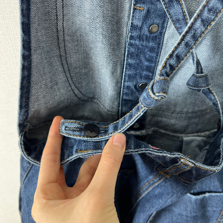 쥬시쥬디/멜빵 청바지 점프수트 여85 S/라덴 이미지