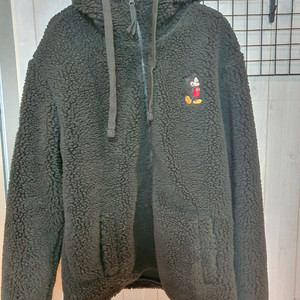 디즈니 정품 뽀글이 새상품 블랙 100