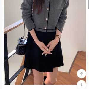 메리어라운드 봄 가디건 자켓 새상품 차콜