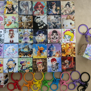 캐릭터 큐브 키링(큐브 선택가능)