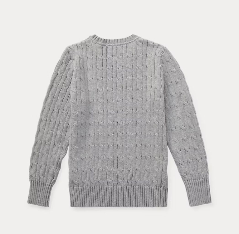 폴로 보이즈 케이블 코튼 니트 XL--1