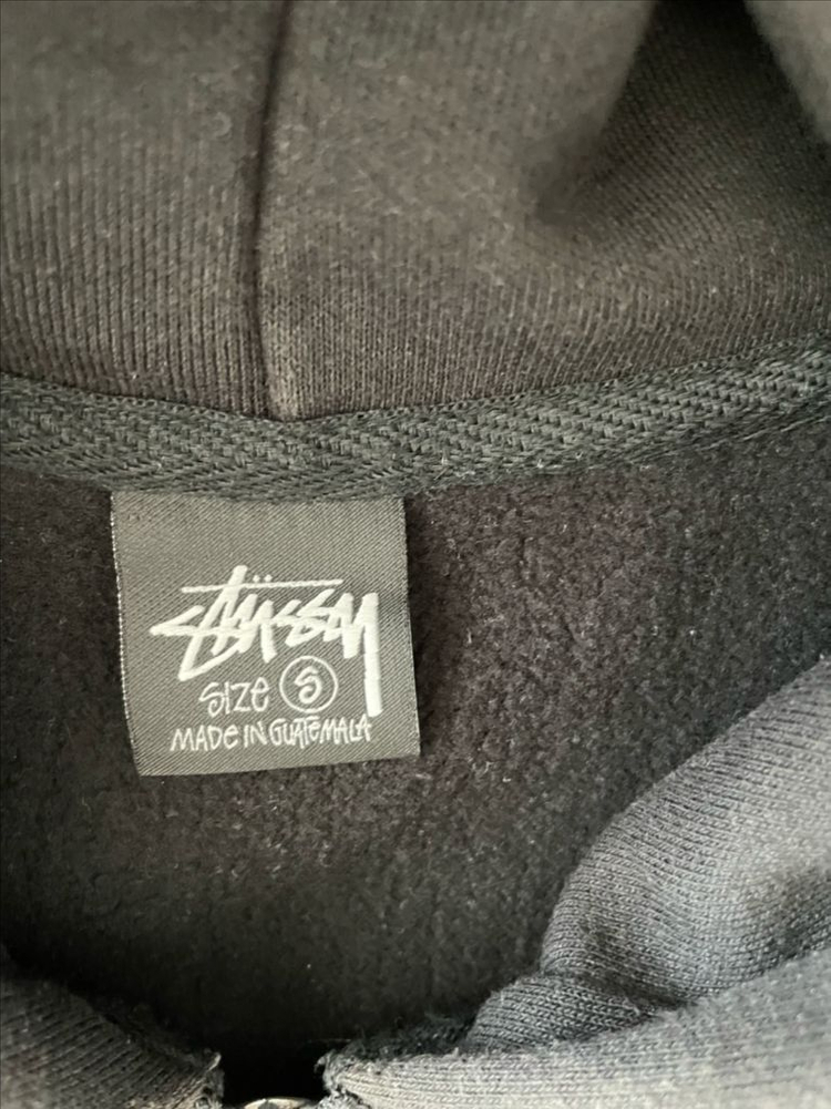 스투시 베이직 후드집업 S(블랙)--5