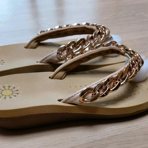 체인 장식 쪼리 샌들 240사이즈(새상품)