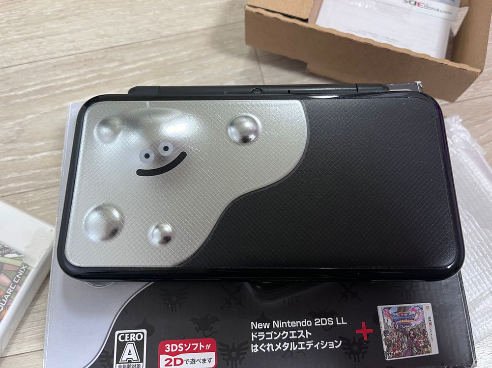 닌텐도 2DS XL LL 메탈 하구레 에디션 드래곤 퀘스트 한정판 에디션 한정판 뉴투다수--1